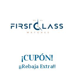 Logo de la tienda First Class Watches con cupones de descuento