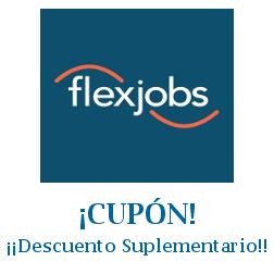 Logo de la tienda FlexJobs con cupones de descuento
