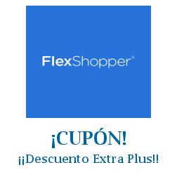 Logo de la tienda FlexShopper con cupones de descuento