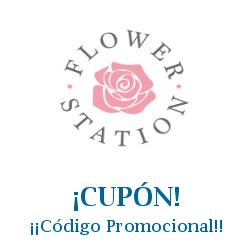 Logo de la tienda Flower Station con cupones de descuento