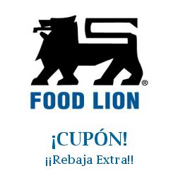 Logo de la tienda Food Lion con cupones de descuento