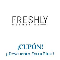 Logo de la tienda Freshly Cosmetics con cupones de descuento