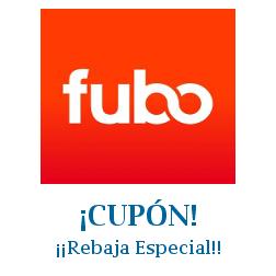 Logo de la tienda fuboTV con cupones de descuento