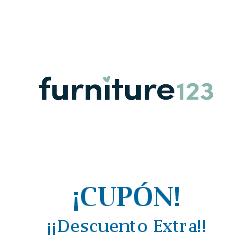 Logo de la tienda Furniture 123 con cupones de descuento