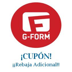 Logo de la tienda G Form con cupones de descuento