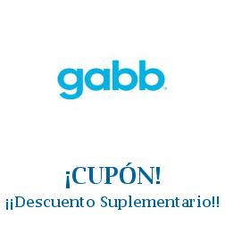 Logo de la tienda Gabb Wireless con cupones de descuento