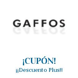 Logo de la tienda Gaffos con cupones de descuento