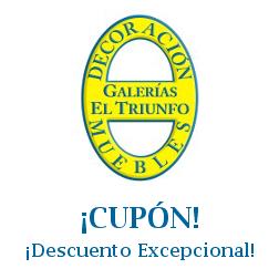 Logo de la tienda Galerias El Triunfo con cupones de descuento