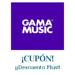 Logo de la tienda Gama Music con cupones de descuento