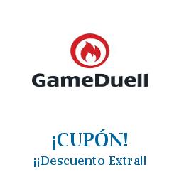 Logo de la tienda GameDuell con cupones de descuento