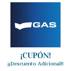 Logo de la tienda Gas Jeans con cupones de descuento