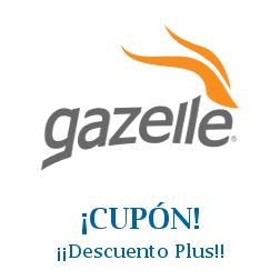 Logo de la tienda Gazelle con cupones de descuento