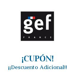 Logo de la tienda Gef con cupones de descuento