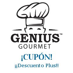 Logo de la tienda Genius Gourmet con cupones de descuento