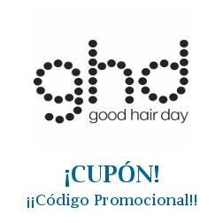 Logo de la tienda GHD Hair con cupones de descuento