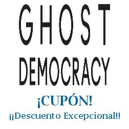 Logo de la tienda Ghost Democracy con cupones de descuento