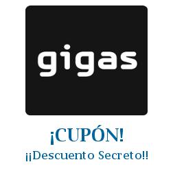 Logo de la tienda GIGAS con cupones de descuento