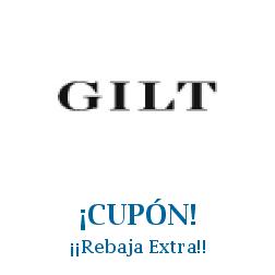 Logo de la tienda Gilt con cupones de descuento