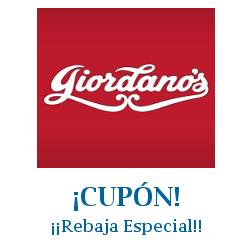 Logo de la tienda Giordanos con cupones de descuento