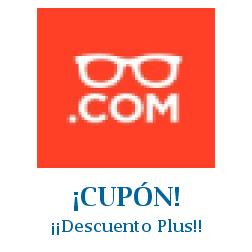 Logo de la tienda Glasses.com con cupones de descuento