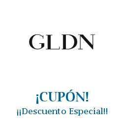 Logo de la tienda GLDN con cupones de descuento