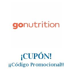 Logo de la tienda Go Nutrition con cupones de descuento