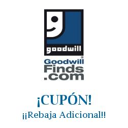 Logo de la tienda Goodwill Finds con cupones de descuento