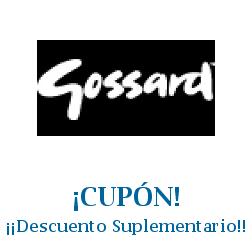 Logo de la tienda Gossard con cupones de descuento