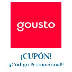 Logo de la tienda Gousto con cupones de descuento