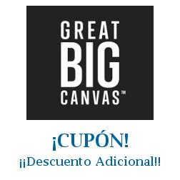 Logo de la tienda GreatBigCanvas con cupones de descuento