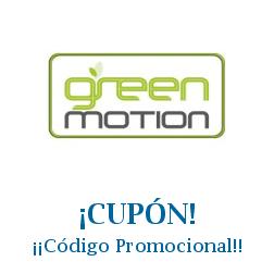 Logo de la tienda Green Motion con cupones de descuento