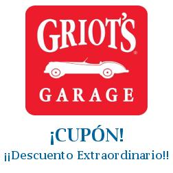 Logo de la tienda Griots Garage con cupones de descuento