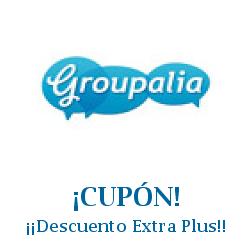 Logo de la tienda Groupalia con cupones de descuento