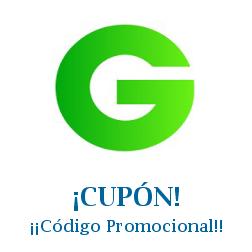 Logo de la tienda Groupon con cupones de descuento
