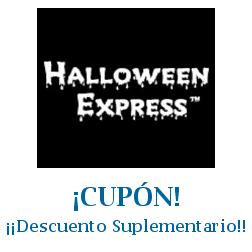 Logo de la tienda Halloween Express con cupones de descuento