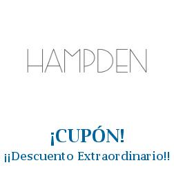 Logo de la tienda Hampden con cupones de descuento