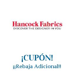 Logo de la tienda Hancock Fabrics con cupones de descuento