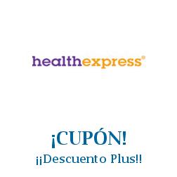 Logo de la tienda HealthExpress con cupones de descuento