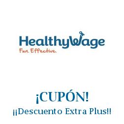 Logo de la tienda HealthyWage con cupones de descuento