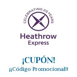 Logo de la tienda Heathrow Express con cupones de descuento