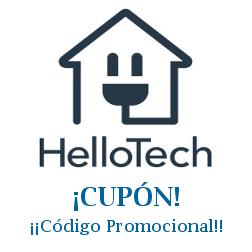 Logo de la tienda HelloTech con cupones de descuento