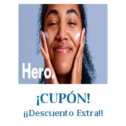 Logo de la tienda Hero Cosmetics con cupones de descuento