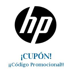 Logo de la tienda Hewlett Packard con cupones de descuento