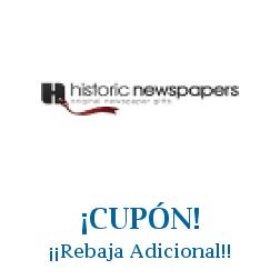 Logo de la tienda Historic Newspapers con cupones de descuento