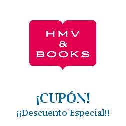 Logo de la tienda HMV con cupones de descuento