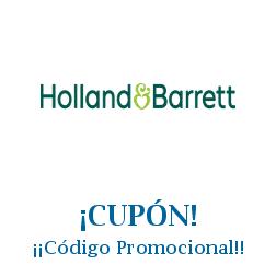 Logo de la tienda Holland and Barrett con cupones de descuento