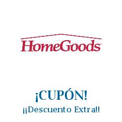 Logo de la tienda HomeGoods con cupones de descuento