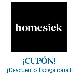 Logo de la tienda Homesick con cupones de descuento