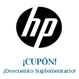 Logo de la tienda HP con cupones de descuento