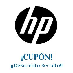 Logo de la tienda HP con cupones de descuento